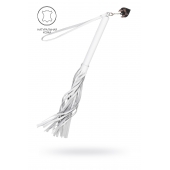 Белая кожаная плеть - 50 см. - Pecado - купить с доставкой в Симферополе