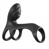 Черная насадка на пенис Ultimate Couples Cage Pro - Pipedream - в Симферополе купить с доставкой