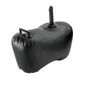 Черное надувное кресло с платформой для фиксации дилдо Body Dock Inflatable Love Seat - Pipedream - купить с доставкой в Симферополе
