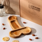 Деревянное блюдо для подачи в форме члена (25 х 16,5 х 1,7 см) - Сима-Ленд - купить с доставкой в Симферополе