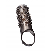 Дымчатая насадка на пенис с выпуклостями - 12 см. - Sex Expert - в Симферополе купить с доставкой