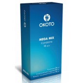 Презервативы OKOTO Mega Mix - 18 шт. - Sitabella - купить с доставкой в Симферополе