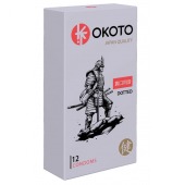 Точечные презервативы OKOTO Dotted - 12 шт. - Sitabella - купить с доставкой в Симферополе