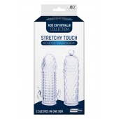 Набор из 2 прозрачных насадок на член Seductive Tickler Sleeves Set - NMC - в Симферополе купить с доставкой