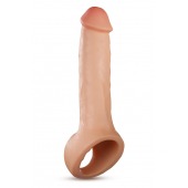 Телесная насадка-удлинитель Thrive 8.75 Inch Realistic Penis Extender Sleeve - 22,2 см. - Blush Novelties - в Симферополе купить с доставкой