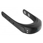 Черное эрекционное виброкольцо на ремешках - Boys of Toys - в Симферополе купить с доставкой