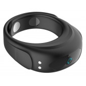 Черное эрекционное виброкольцо на ремешках - Boys of Toys - в Симферополе купить с доставкой