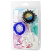 Набор из 3 эрекционных колец разного цвета и рельефа - Boys of Toys - в Симферополе купить с доставкой