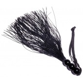 Черная силиконовая плетка - 25,4 см. - Boys of Toys - купить с доставкой в Симферополе