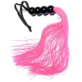 Розовая силиконовая плеть - 35,5 см. - Boys of Toys - купить с доставкой в Симферополе