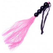 Розовая силиконовая плеть - 35,5 см. - Boys of Toys - купить с доставкой в Симферополе