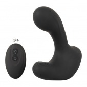 Черная анальная вибропробка с функцией расширения RC Butt Plug with 3 functions - Orion - в Симферополе купить с доставкой