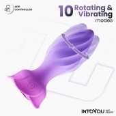 Интерактивная анальная вибропробка с вращением Moxy - Intoyou