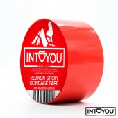Красный скотч для фиксации Non-Sticky Bondage Tape - 15 м. - Intoyou - купить с доставкой в Симферополе