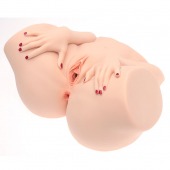 Телесный мастурбатор-полуторс Barbie - Naked Factory - в Симферополе купить с доставкой