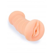 Телесный двусторонний мастурбатор с вибропулей и эрекционными кольцами в комплекте - Sexy Girl - в Симферополе купить с доставкой