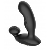 Черный вибромассажер простаты с вращающимся шариком - Secwell - в Симферополе купить с доставкой