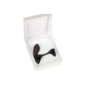 Чёрная насадка на фаллос Gladiator + LRS  с трехкнопочным пультом управления - Adrien Lastic - в Симферополе купить с доставкой