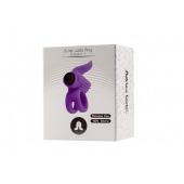 Эрекционное кольцо с подхватом мошонки и стимуляцией клитора Bullet Lastic Ring - Adrien Lastic - в Симферополе купить с доставкой