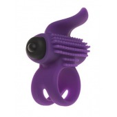 Эрекционное кольцо с подхватом мошонки и стимуляцией клитора Bullet Lastic Ring - Adrien Lastic - в Симферополе купить с доставкой