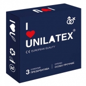 Ультрапрочные презервативы Unilatex Extra Strong - 3 шт. - Unilatex - купить с доставкой в Симферополе