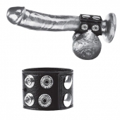 Ремень на член и мошонку 1.5  Cock Ring With Ball Strap - BlueLine - купить с доставкой в Симферополе