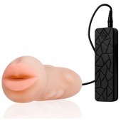 Мастурбатор-ротик с вибрацией REALSTUFF VIBRATING MASTURBATOR MOUTH - Dream Toys - в Симферополе купить с доставкой