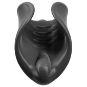 Чёрный мастурбатор Vibrating Silicone Stimulator с вибрацией - Pipedream - в Симферополе купить с доставкой