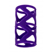 Фиолетовая насадка-сетка на пенис - 7,5 см. - A-toys - в Симферополе купить с доставкой