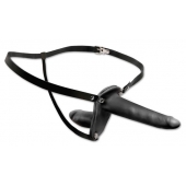 Женский страпон с вагинальной пробкой Double Penetrix Strap-on - 15 см. - Pipedream - купить с доставкой в Симферополе