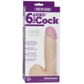 Ультра реалистичная насадка Vac-U-Lock  6  ULTRASKYN Cock - 17,3 см. - Doc Johnson - купить с доставкой в Симферополе