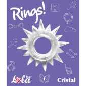Прозрачное эрекционное кольцо Rings Cristal - Lola Games - в Симферополе купить с доставкой