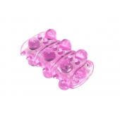 Розовая насадка на пенис Rings Armour - Lola Games - в Симферополе купить с доставкой