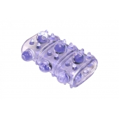 Фиолетовая насадка на пенис Rings Armour - Lola Games - в Симферополе купить с доставкой