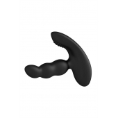 Черный силиконовый стимулятор простаты Levett Nitoc с пультом ДУ - Levett - в Симферополе купить с доставкой