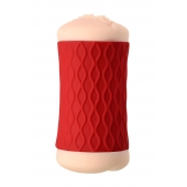 Двухсторонний мастурбатор JOS  NADIN в красном цилиндре - JOS - в Симферополе купить с доставкой