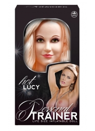 Надувная кукла с вибрацией и 2 любовными отверстиями Hot Lucy Lifesize Love Doll - NMC - в Симферополе купить с доставкой
