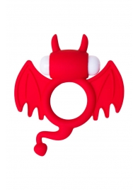 Красное эрекционное кольцо на пенис JOS COCKY DEVIL - JOS - в Симферополе купить с доставкой