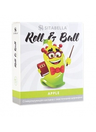 Стимулирующий презерватив-насадка Roll   Ball Apple - Sitabella - купить с доставкой в Симферополе