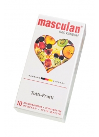 Жёлтые презервативы Masculan Ultra Tutti-Frutti с фруктовым ароматом - 10 шт. - Masculan - купить с доставкой в Симферополе