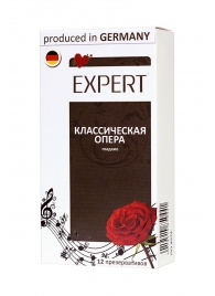 Гладкие презервативы Expert  Классическая опера  - 12 шт. - Expert - купить с доставкой в Симферополе