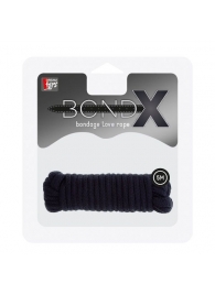 Чёрная веревка для связывания BONDX LOVE ROPE - 5 м. - Dream Toys - купить с доставкой в Симферополе