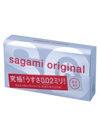 Ультратонкие презервативы Sagami Original - 6 шт. - Sagami - купить с доставкой в Симферополе