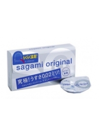 Ультратонкие презервативы Sagami Original QUICK - 6 шт. - Sagami - купить с доставкой в Симферополе