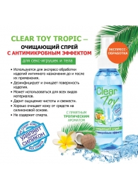 Очищающий спрей для игрушек CLEAR TOY Tropic - 100 мл. - Биоритм - купить с доставкой в Симферополе