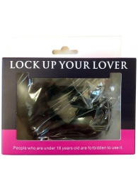 Черные меховые наручники Love с ключиками - Baile - купить с доставкой в Симферополе