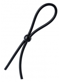 Черное лассо на пенис с одной бусиной - A-toys - в Симферополе купить с доставкой Черное лассо на пенис с одной бусиной - A-toys - в Симферополе купить с доставкой