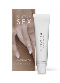 Гель для мастурбации с ароматом кокоса Slow Sex Finger Play Gel - 30 мл. - Bijoux Indiscrets - купить с доставкой в Симферополе