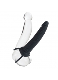 Насадка на пенис Silicone Love Rider Dual Penetrator для двойного проникновения - 14 см. - California Exotic Novelties - в Симферополе купить с доставкой