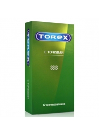 Текстурированные презервативы Torex  С точками  - 12 шт. - Torex - купить с доставкой в Симферополе